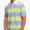 Rugby - Poloshirt - Light Blue/Yellow Stripes