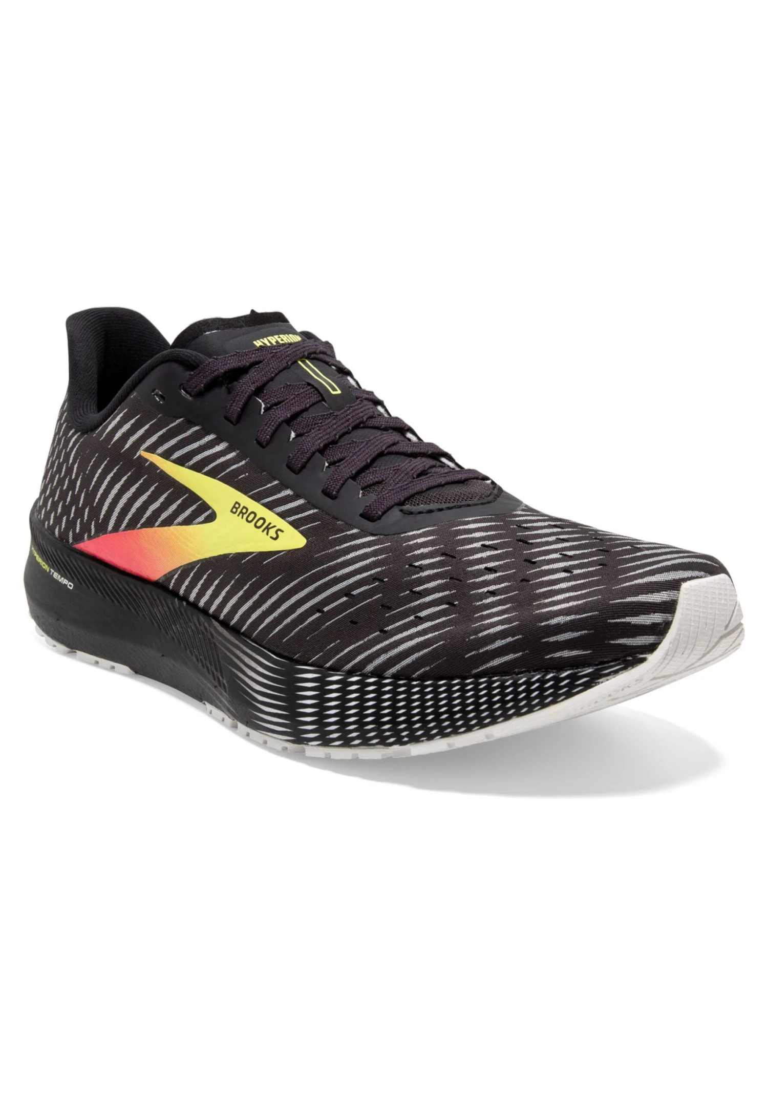 BROOKS Hyperion Tempo - Hardloopschoenen Neutraal - Black Pink Yellow 4 BROOKS Hyperion Tempo - Hardloopschoenen Neutraal - Black Pink Yellow - Afbeelding 2