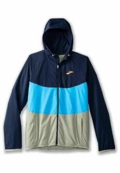 BROOKS Canopy - Softshelljas - Navy Spring Break Pebble -BrooksRunner de65e61ac21f42008f89ee3f53fa2596