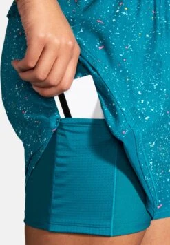 BROOKS Chaser 5" 2-In-1 Short - Korte Broeken - Lagoon Speckle Print Lagoon -BrooksRunner e1ad5166881d4a20822f09d193463c56