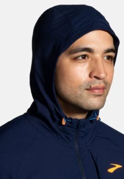 BROOKS Canopy - Softshelljas - Navy Spring Break Pebble -BrooksRunner e231e5a8012844b4989b692a9ca86427