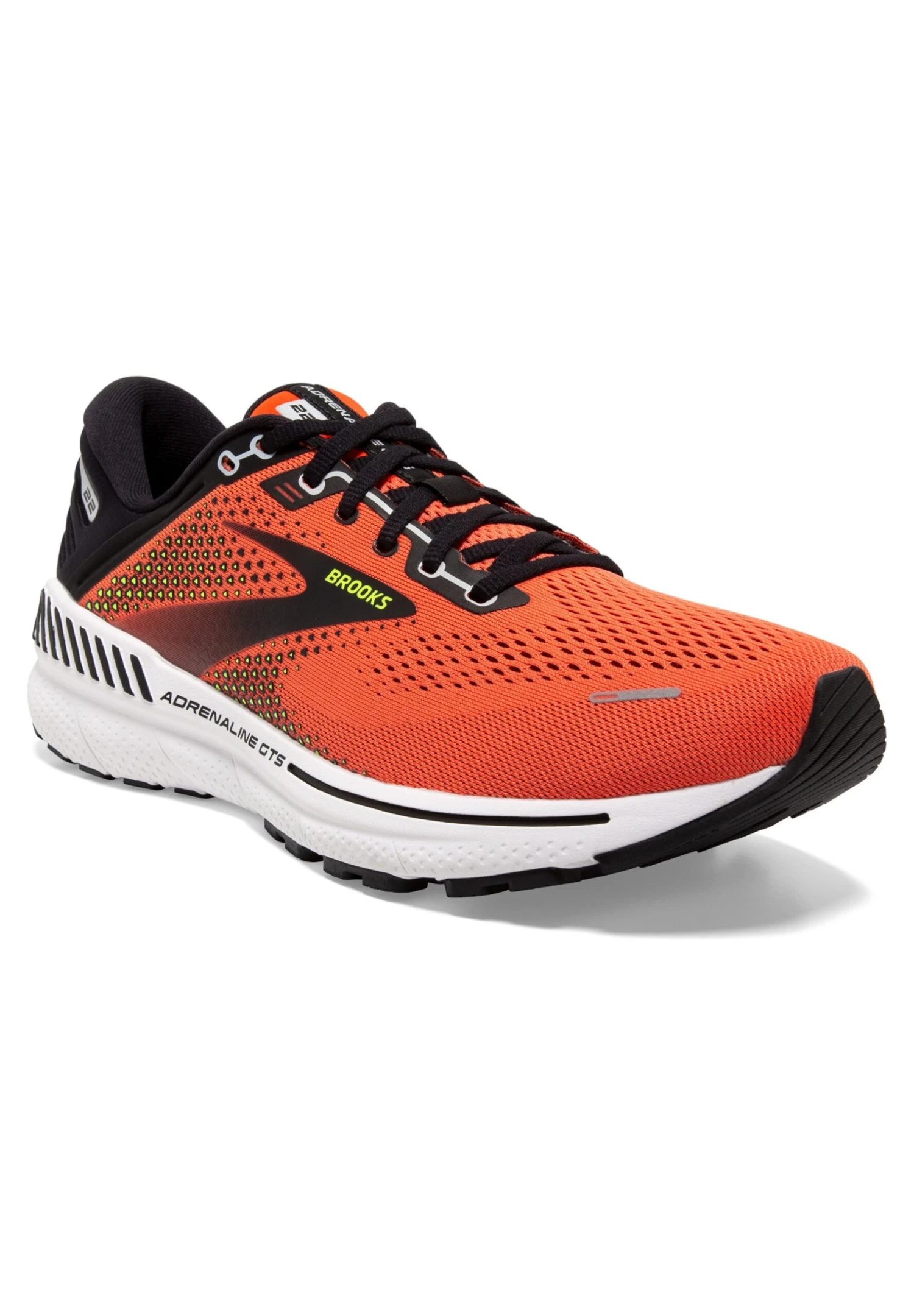 BROOKS Adrenaline Gts 22 - Stabiliteit Hardloopschoenen - Orange Black White 4 BROOKS Adrenaline Gts 22 - Stabiliteit Hardloopschoenen - Orange Black White - Afbeelding 2