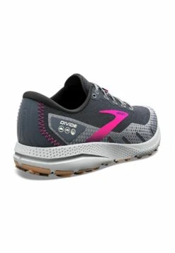 BROOKS Divide 3 - Trail Hardloopschoenen - Ebony Grey Pink -BrooksRunner e506149a32cd46ca88af5ae1b8b2c278