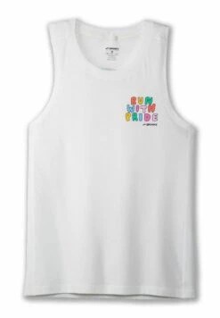 BROOKS Distance Tank 2.0 - Top - White Run Proud -BrooksRunner e5abd81bad2b4aa68acf2da68ead5296