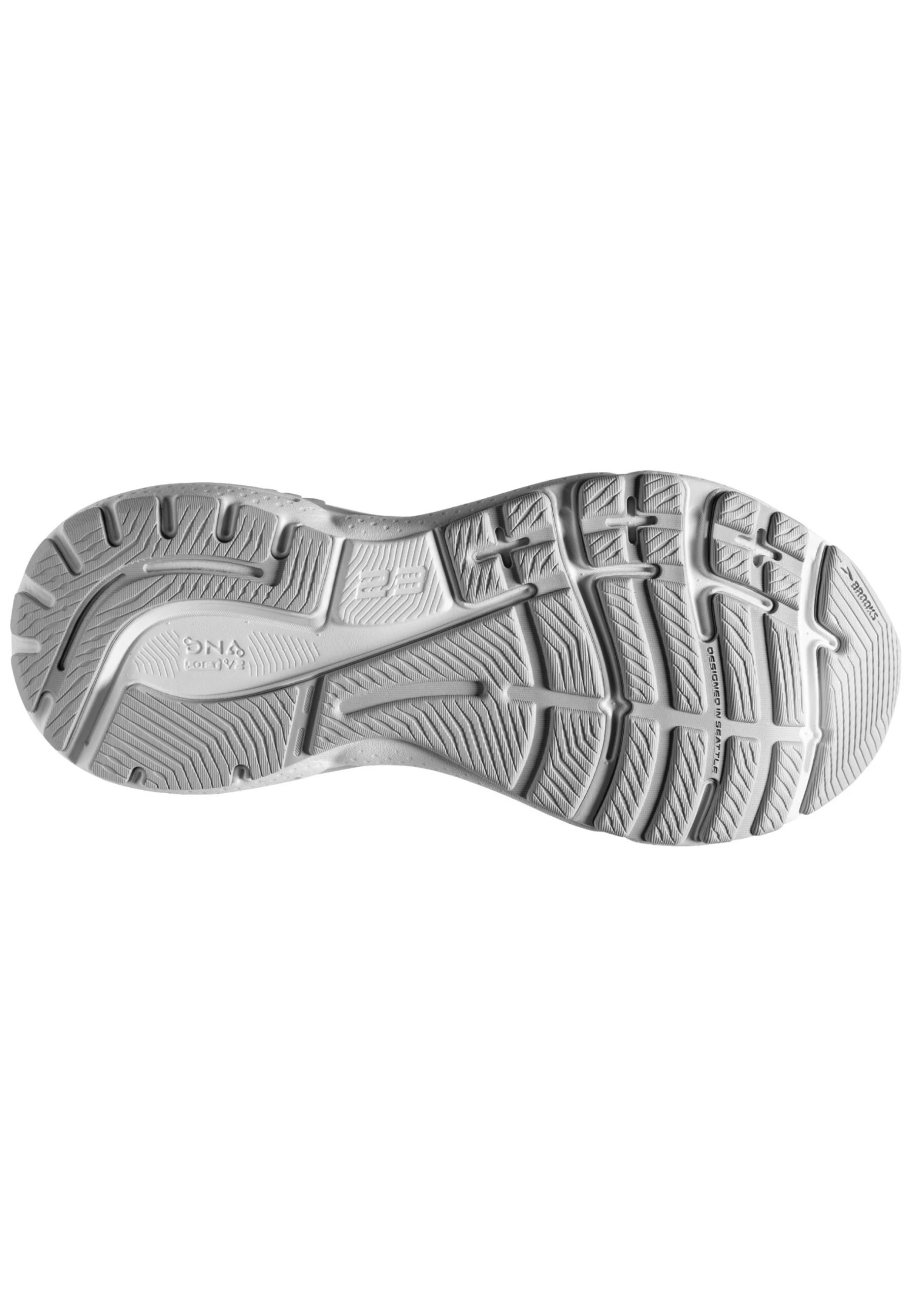BROOKS Adrenaline Gts 23 - Stabiliteit Hardloopschoenen - White Oyster Silver 7 BROOKS Adrenaline Gts 23 - Stabiliteit Hardloopschoenen - White Oyster Silver - Afbeelding 5