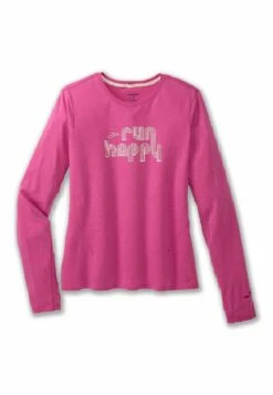 BROOKS Distance 2.0 - Longsleeve - Frosted Mauve Retro Rh -BrooksRunner e978b333436b4f9182c9e985626476ec