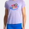 BROOKS Distance Graphic Short Sleeve - T-Shirt Print - Heather Violet Dash Run Day -BrooksRunner eabfdda0e22040f2971993e87ff30f04