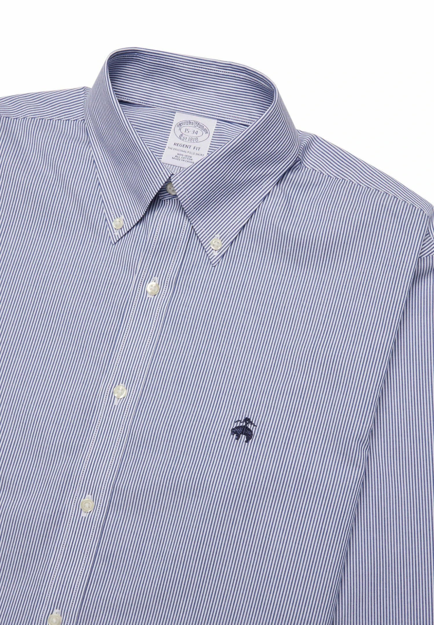 Non Iron Button Down - Overhemd - Blue 4 Non Iron Button Down - Overhemd - Blue - Afbeelding 2