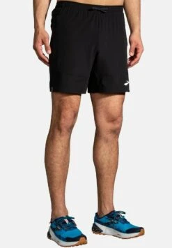 BROOKS High Point 7" 2-In-1 Short - Korte Broeken - Black