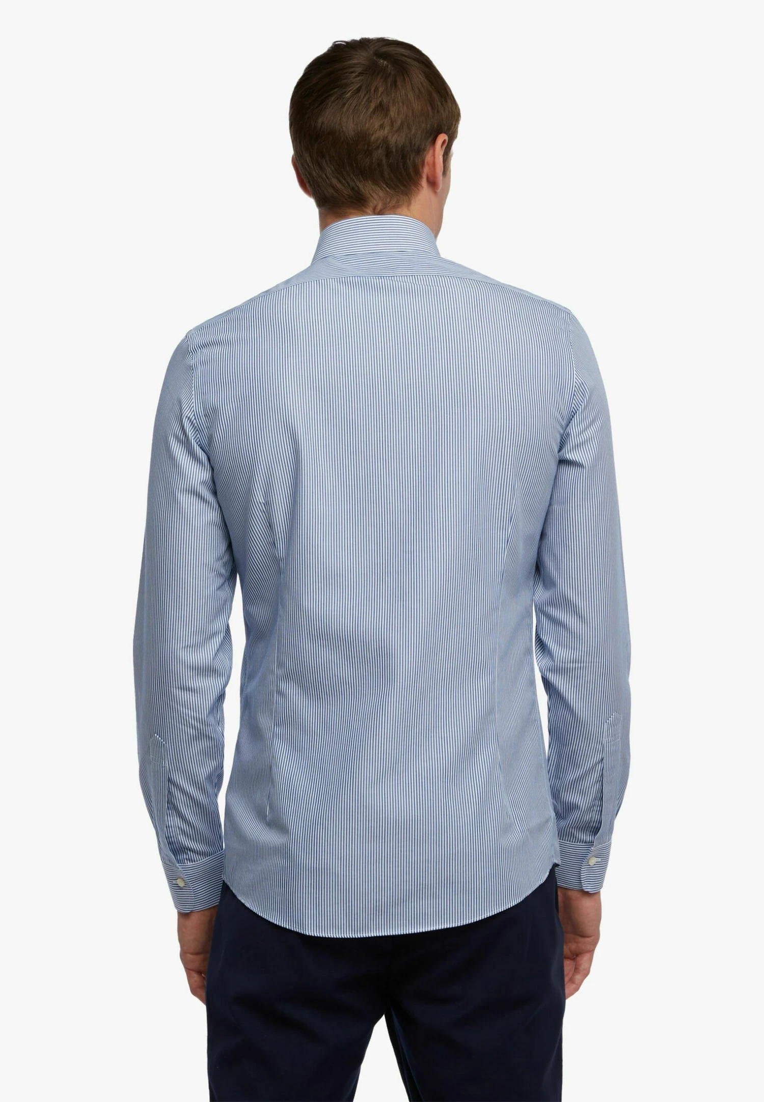 Milano Non Iron Ainsley Collar - Zakelijk Overhemd - Blue 7 Milano Non Iron Ainsley Collar - Zakelijk Overhemd - Blue - Afbeelding 5